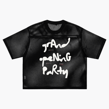 Load image into Gallery viewer, Expensive Exhibit See-through Boxy Net T-Shirt