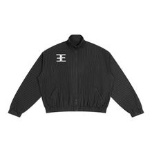 Load image into Gallery viewer, Exhibit “E” Unisex Striped Full-Zip Track Jacket
