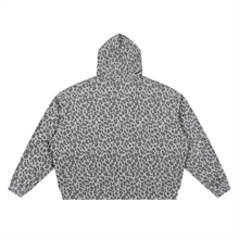 Load image into Gallery viewer, Exhibit “E” Unisex Leopard Print Waffle Full Zip Hoodie