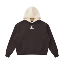 Load image into Gallery viewer, Exhibit “E” Unisex Fleece Raglan Color Block Hoodie