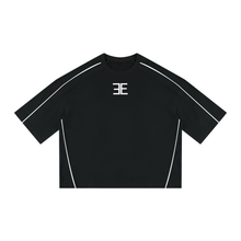 Load image into Gallery viewer, Expensive Exhibit Unisex Heavyweight Boxy Piping T-Shirt
