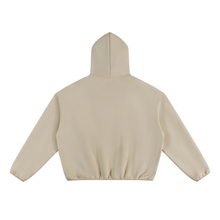 Load image into Gallery viewer, Unisex Boxy Piping Fleece Hoodie
