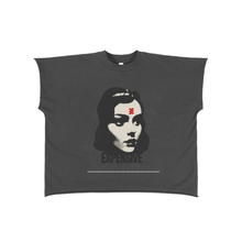 Load image into Gallery viewer, Exhibit E Raw Edge Boxy Non-Shrink T-Shirt

