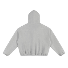 Load image into Gallery viewer, Unisex Boxy Piping Fleece Hoodie
