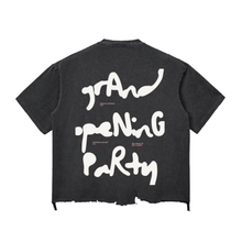 Load image into Gallery viewer, Expensive Exhibit Snow Wash Raw-Hem Boxy T-shirt
