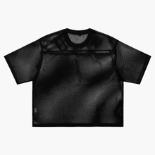 Load image into Gallery viewer, Expensive Exhibit See-through Boxy Net T-Shirt
