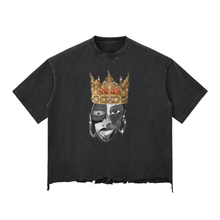 Load image into Gallery viewer, Exhibit “E” Snow Wash Raw-Hem Boxy T-shirt
