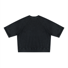 Load image into Gallery viewer, Unisex Vintage Wash Boxy Short Sleeve Sweatshirt
